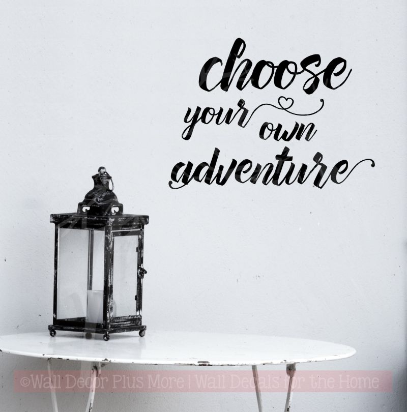 Choose Your Own Adventure Wall Decal Stickers