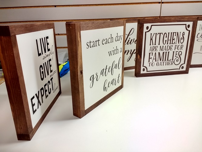 Wood Signs for Rustic Decor and Simple Charm
