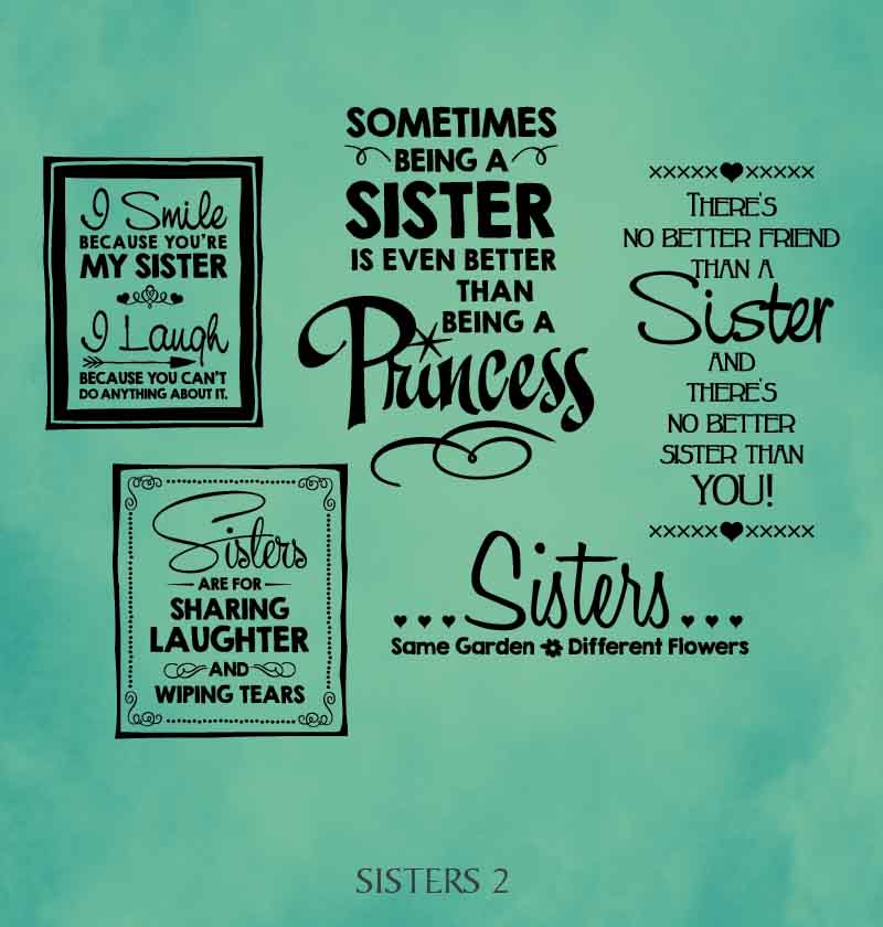 sisters-2-no-logo.jpg Sister Wall Decal Sayings Quotes