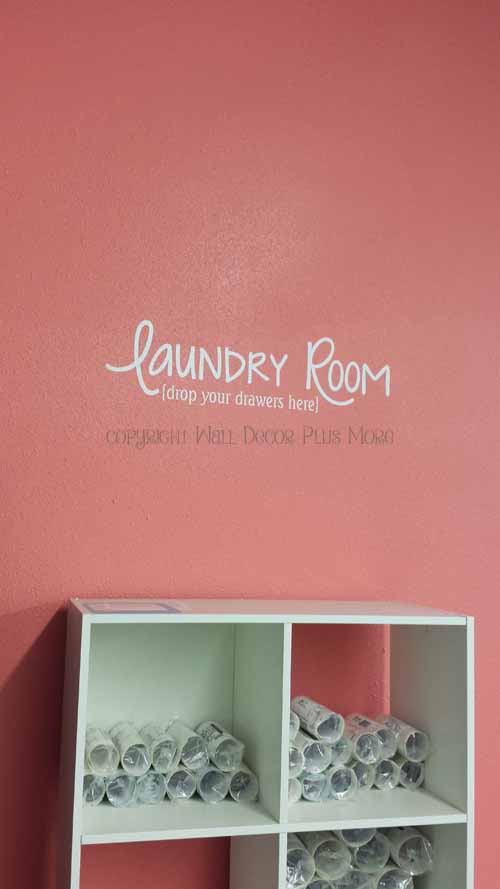 Laundry Room Wall Decals Vinyl Sticker Quote Letters