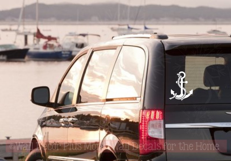 Anchor Rope Car Window Decal Vinyl Stickers Art Nautical Decor
