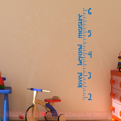 Loved Beyond Measure Growth Height Ruler Chart