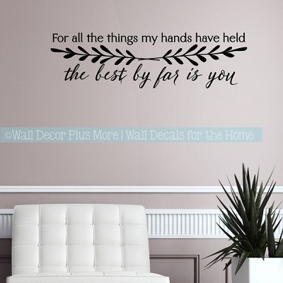 Love Decal Quotes For Bedroom Best By Far Is You Vinyl Art Wall Stickers