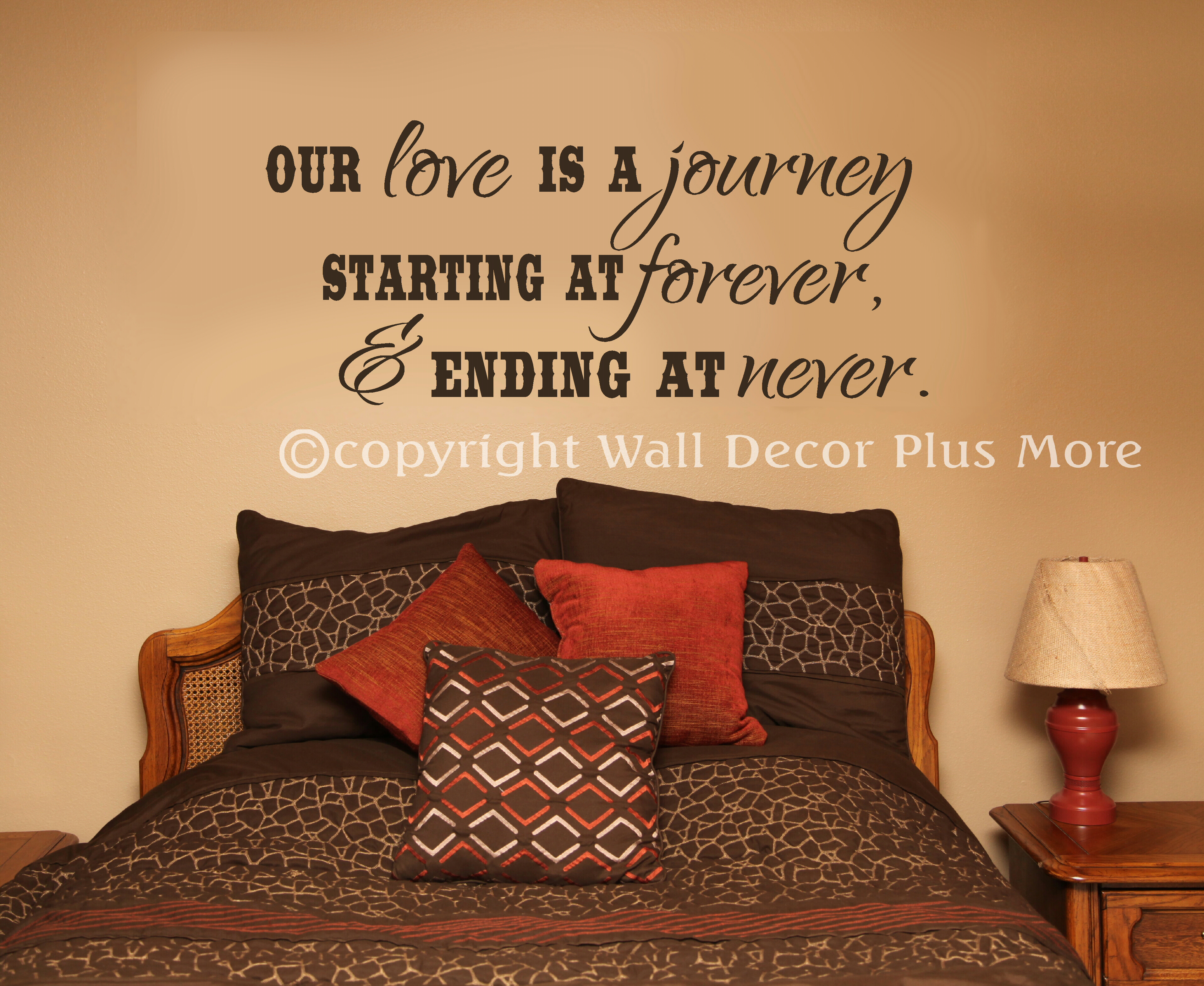 Our Love Is A Journey Wall Decal Vinyl Sticker Art Quotes Wall Letters For Bedroom Decor,How To Build A New House In Bloxburg