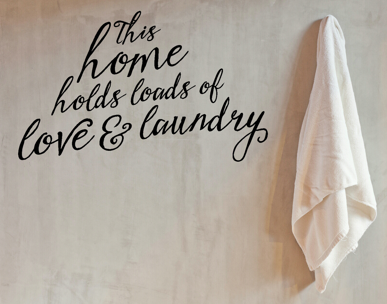 Laundry Wall Decals
