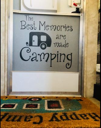 Best Memories Made Camping Quotes Vinyl Lettering Art Wall Sticker Decals Summer Décor
